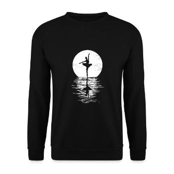 Ballett, Ballerina, Girl, Mädchen, Tanzen - Unisex Pullover - Schwarz - Vorne - Alina (178cm) & Michal (187cm)