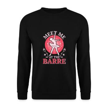 Ballet, Ballerina, Girl, Girl, Dancing - Unisex Sweatshirt - black - Front - Alina (178cm) & Michal (187cm)