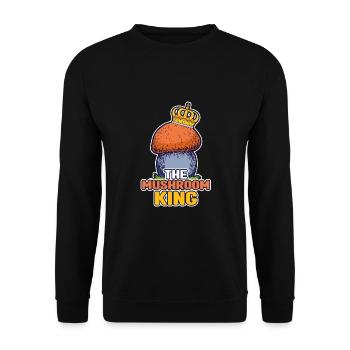 Champignons Champignons Porcines Champignons Collectionneurs Chanterelles - Sweat-shirt Unisexe - noir - Devant - Alina (178cm) & Michal (187cm)