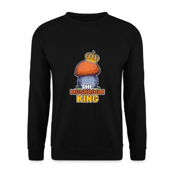 Champignons Champignons Porcines Champignons Collectionneurs Chanterelles - Sweat-shirt Unisexe - noir - Devant - Alina (178cm) & Michal (187cm)