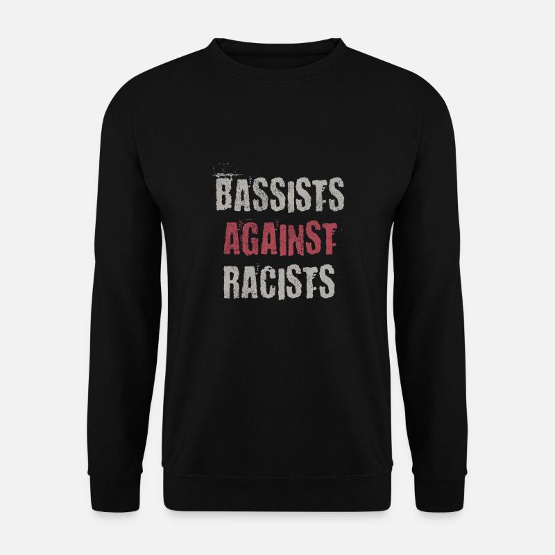 Gitarristen gegen Rassisten Punk Antirassismus - Unisex Pullover - Schwarz