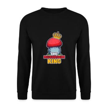 Champignons Champignons Porcines Champignons Collectionneurs Chanterelles - Sweat-shirt Unisexe - noir - Devant - Alina (178cm) & Michal (187cm)