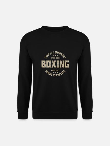 Boxen Martial Arts Boxing Box Club Boxer - Unisex Pullover - Schwarz