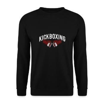 Boxen Martial Arts Boxing Box Club Boxer - Unisex Pullover - Schwarz - Vorne - Alina (178cm) & Michal (187cm)