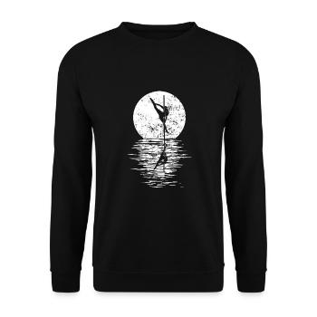 Pole Dance Dancer, Pole Dance, Pole Dancing - Unisex Sweatshirt - black - Front - Alina (178cm) & Michal (187cm)