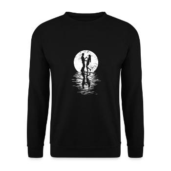 Danseurs Danse Couple Danse, Danse Rumba Renard Tango Salsa - Sweat-shirt Unisexe - noir - Devant - Alina (178cm) & Michal (187cm)