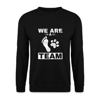 Dog, best fairy dog owner man, woman dogs - Unisex Sweatshirt - black - Front - Alina (178cm) & Michal (187cm)