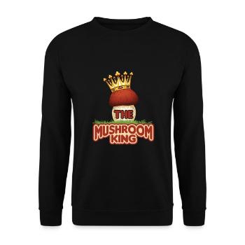 Champignons Champignons Porcines Champignons Collectionneurs Chanterelles - Sweat-shirt Unisexe - noir - Devant - Alina (178cm) & Michal (187cm)