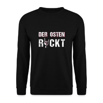Punk Rock Pogo Anarchie Punks Punk Rocker Punk - Unisex Pullover - Schwarz - Vorne - Alina (178cm) & Michal (187cm)