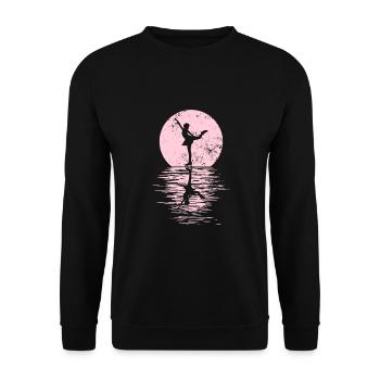 Figure Skating Club Girl Figure Skating - Unisex Sweatshirt - black - Front - Alina (178cm) & Michal (187cm)