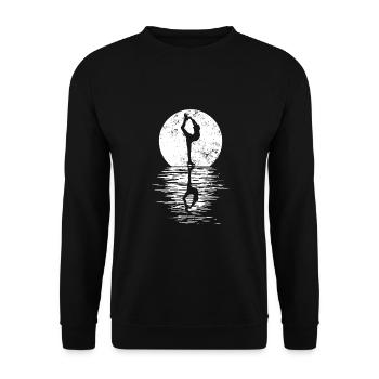 Figure Skating Club Girl Figure Skating - Unisex Sweatshirt - black - Front - Alina (178cm) & Michal (187cm)