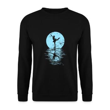 Figure Skating Club Girl Figure Skating - Unisex Sweatshirt - black - Front - Alina (178cm) & Michal (187cm)