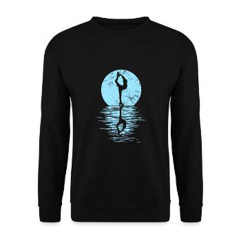 Figure Skating Club Girl Figure Skating - Unisex Sweatshirt - black - Front - Alina (178cm) & Michal (187cm)