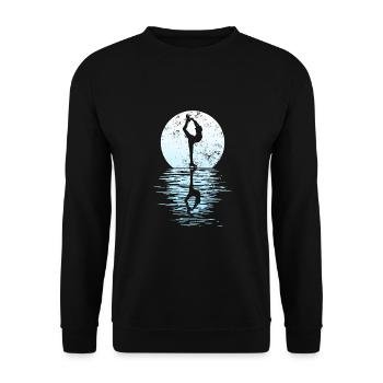Figure Skating Club Girl Figure Skating - Unisex Sweatshirt - black - Front - Alina (178cm) & Michal (187cm)
