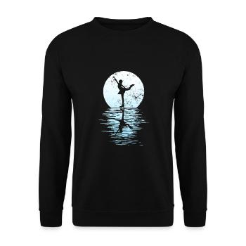 Figure Skating Club Girl Figure Skating - Unisex Sweatshirt - black - Front - Alina (178cm) & Michal (187cm)