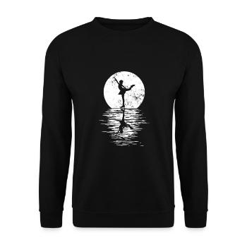 Figure Skating Club Girl Figure Skating - Unisex Sweatshirt - black - Front - Alina (178cm) & Michal (187cm)