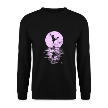 Figure Skating Club Girl Figure Skating - Unisex Sweatshirt - black - Front - Alina (178cm) & Michal (187cm)