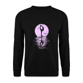 Figure Skating Club Girl Figure Skating - Unisex Sweatshirt - black - Front - Alina (178cm) & Michal (187cm)
