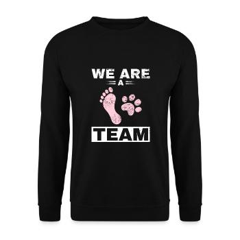 Dog, best fairy dog owner man, woman dogs - Unisex Sweatshirt - black - Front - Alina (178cm) & Michal (187cm)