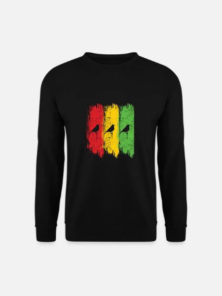 Good Vibes Only Rastafari Rasta Jamaica Reggae - Sweat-shirt Unisexe - noir