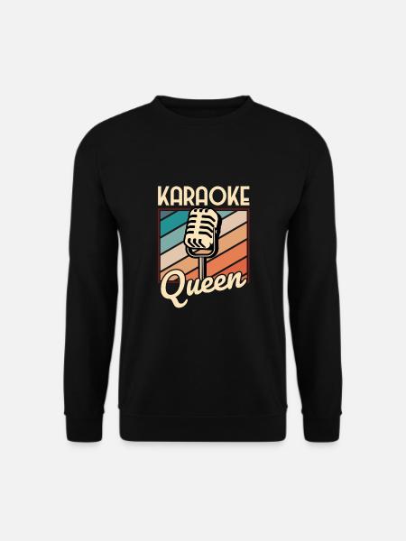 Dronning Karaoke Bar, Fest, Company Party, Kvinder - Unisex sweater - sort