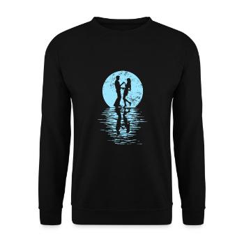 Danseurs Danse Couple Danse, Danse Rumba Renard Tango Salsa - Sweat-shirt Unisexe - noir - Devant - Alina (178cm) & Michal (187cm)