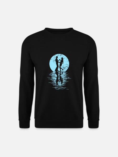 Tänzer Tanzpaar Tanzen, Tanz Rumba Fox Tango Salsa - Unisex Pullover - Schwarz