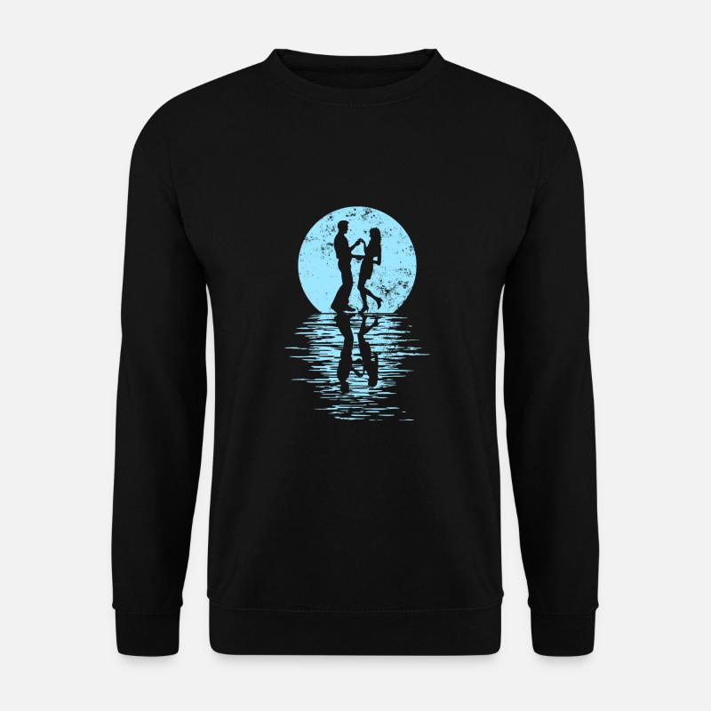 Tänzer Tanzpaar Tanzen, Tanz Rumba Fox Tango Salsa - Unisex Pullover - Schwarz
