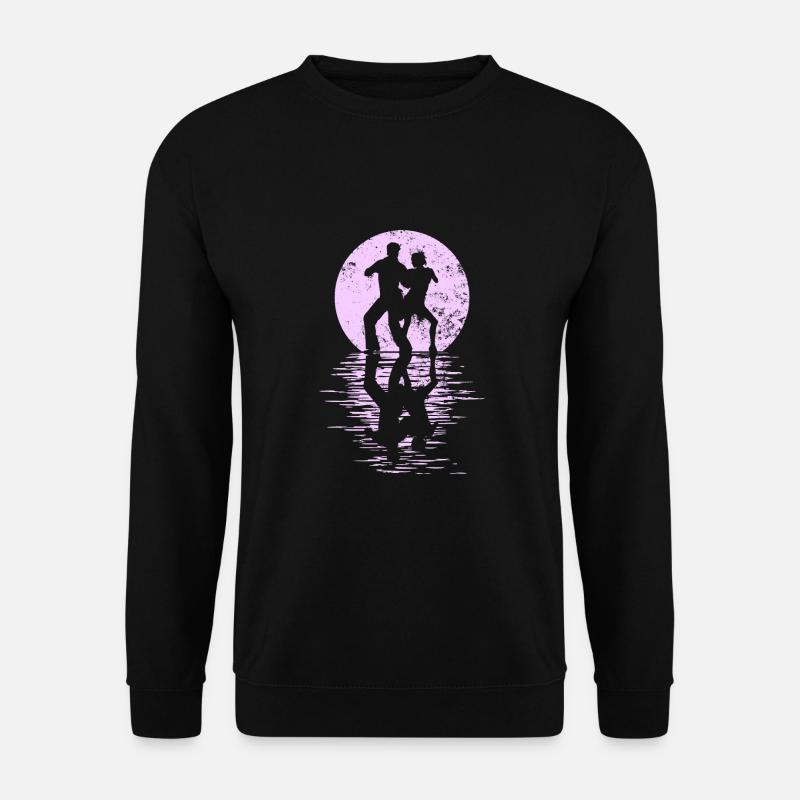 Danseurs Danse Couple Danse, Danse Rumba Renard Tango Salsa - Sweat-shirt Unisexe - noir