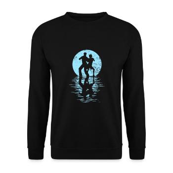 Danseurs Danse Couple Danse, Danse Rumba Renard Tango Salsa - Sweat-shirt Unisexe - noir - Devant - Alina (178cm) & Michal (187cm)