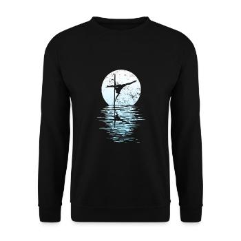 Pole Dance Dancer, Pole Dance, Pole Dancing - Unisex Sweatshirt - black - Front - Alina (178cm) & Michal (187cm)