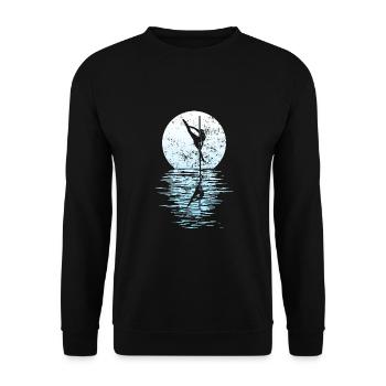 Pole Dance Dancer, Pole Dance, Pole Dancing - Unisex Sweatshirt - black - Front - Alina (178cm) & Michal (187cm)