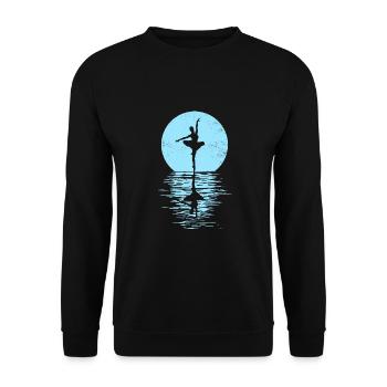 Ballett, Ballerina, Girl, Mädchen, Tanzen - Unisex Pullover - Schwarz - Vorne - Alina (178cm) & Michal (187cm)