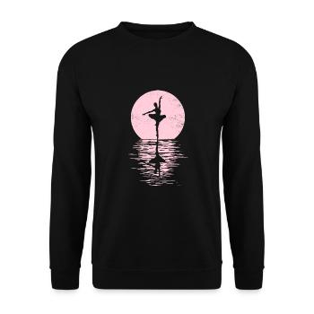 Ballett, Ballerina, Girl, Mädchen, Tanzen - Unisex Pullover - Schwarz - Vorne - Alina (178cm) & Michal (187cm)