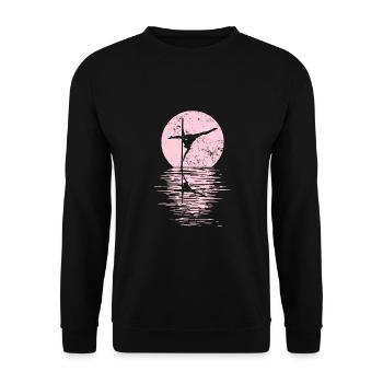 Pole Dance Dancer, Pole Dance, Pole Dancing - Unisex Sweatshirt - black - Front - Alina (178cm) & Michal (187cm)