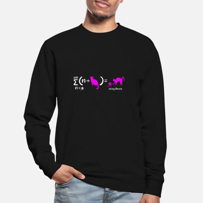 String Theory Nerd Physics Schrödinger's Cat Unisex Sweatshirt