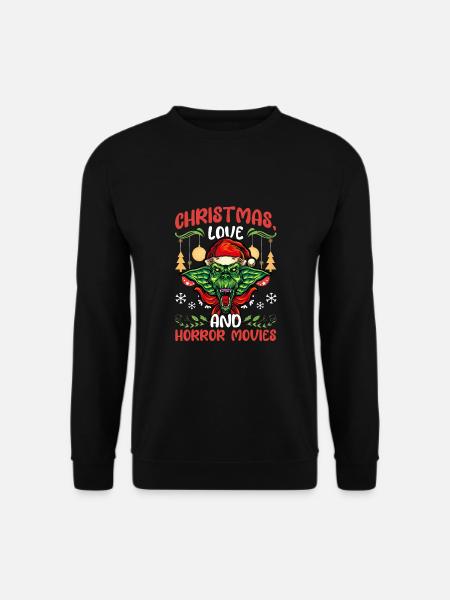 Horror Movie Zombie Santa Weihanchten Liebe Horror - Unisex Pullover - Schwarz