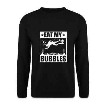 Diver Diving Gift, Holiday Egypt Gift - Unisex Sweatshirt - black - Front - Alina (178cm) & Michal (187cm)