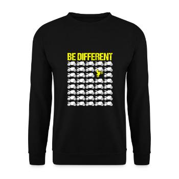 Enduro Motorcycle Supermoto Motorbike Motocross - Unisex Sweatshirt - black - Front - Alina (178cm) & Michal (187cm)