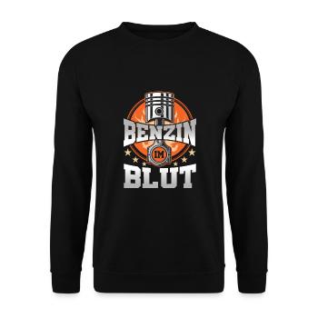 KFZ Mechaniker Auto Tuning, Racing Car, Techniker - Unisex Pullover - Schwarz - Vorne - Alina (178cm) & Michal (187cm)
