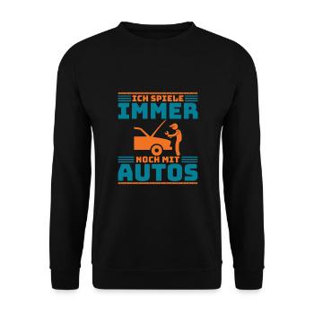 Mécanicien automobile Tuning de voiture, Voiture de course, Technicien - Sweat-shirt Unisexe - noir - Devant - Alina (178cm) & Michal (187cm)