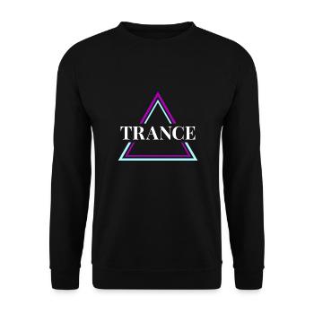 Trance House Party EDM Festival Goa Electro Rave - Sweat-shirt Unisexe - noir - Devant - Alina (178cm) & Michal (187cm)