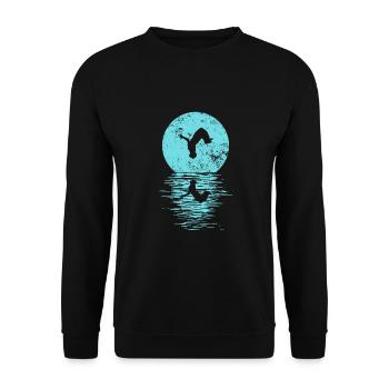 Parkour, Freerunning, Street Workout, Acrobatic - Unisex Pullover - Schwarz - Vorne - Alina (178cm) & Michal (187cm)