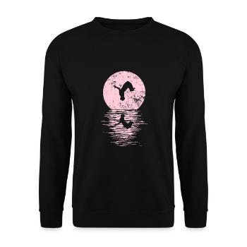 Parkour, Freerunning, Street Workout, Acrobatic - Unisex Pullover - Schwarz - Vorne - Alina (178cm) & Michal (187cm)