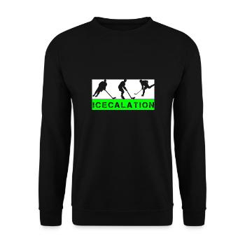 Équipe de hockey sur glace, club, club, entraîneur-joueur fan - Sweat-shirt Unisexe - noir - Devant - Alina (178cm) & Michal (187cm)
