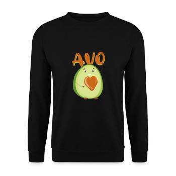 Petite amie, petit ami, homme, partenaire de la Saint-Valentin - Sweat-shirt Unisexe - noir - Devant - Alina (178cm) & Michal (187cm)