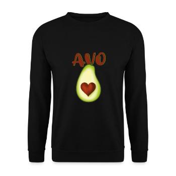 Petite amie, petit ami, homme, partenaire de la Saint-Valentin - Sweat-shirt Unisexe - noir - Devant - Alina (178cm) & Michal (187cm)