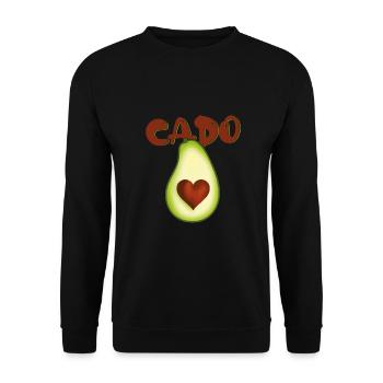 Petite amie, petit ami, homme, partenaire de la Saint-Valentin - Sweat-shirt Unisexe - noir - Devant - Alina (178cm) & Michal (187cm)
