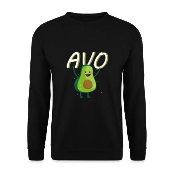 Petite amie, petit ami, homme, partenaire de la Saint-Valentin - Sweat-shirt Unisexe - noir - Devant - Alina (178cm) & Michal (187cm)
