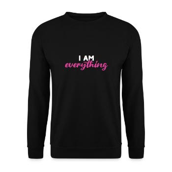 Petite amie, petit ami, homme, partenaire de la Saint-Valentin - Sweat-shirt Unisexe - noir - Devant - Alina (178cm) & Michal (187cm)